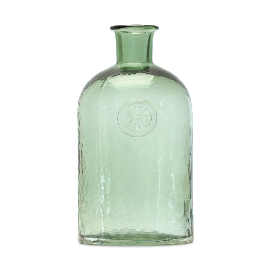 Sage Glass Bottle Neck Vase 9