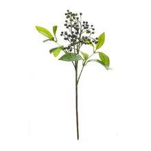 Load image into Gallery viewer, Blue Berry Foliage Spray (Set of 6)
