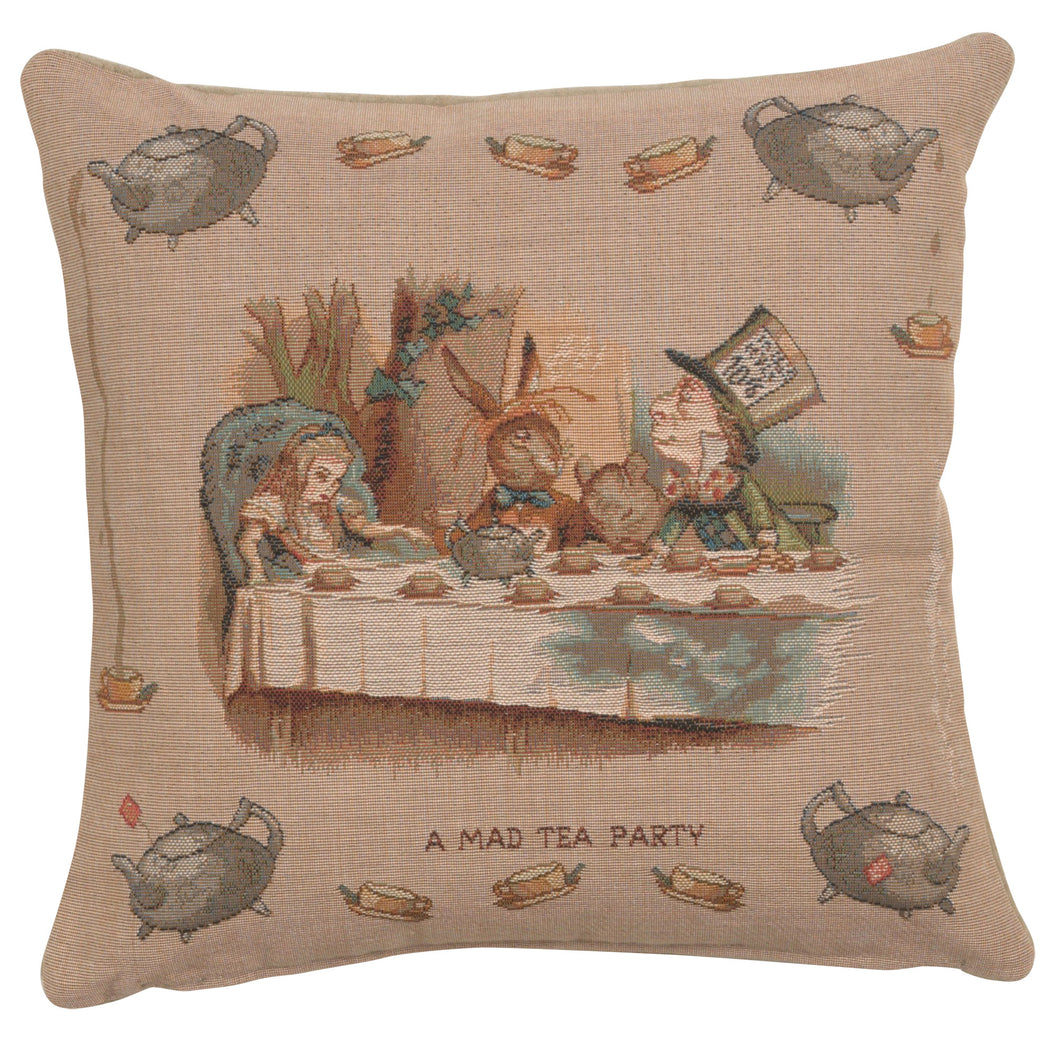 The Tea Party Alice In Wonderland I French Cushion