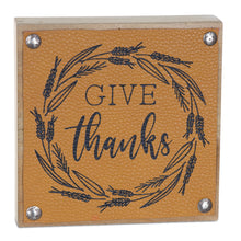 Load image into Gallery viewer, Give Thanks Harvest Sign (Set of 6)
