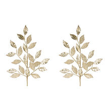 Load image into Gallery viewer, Glittered Leaf Spray (Set of 2)
