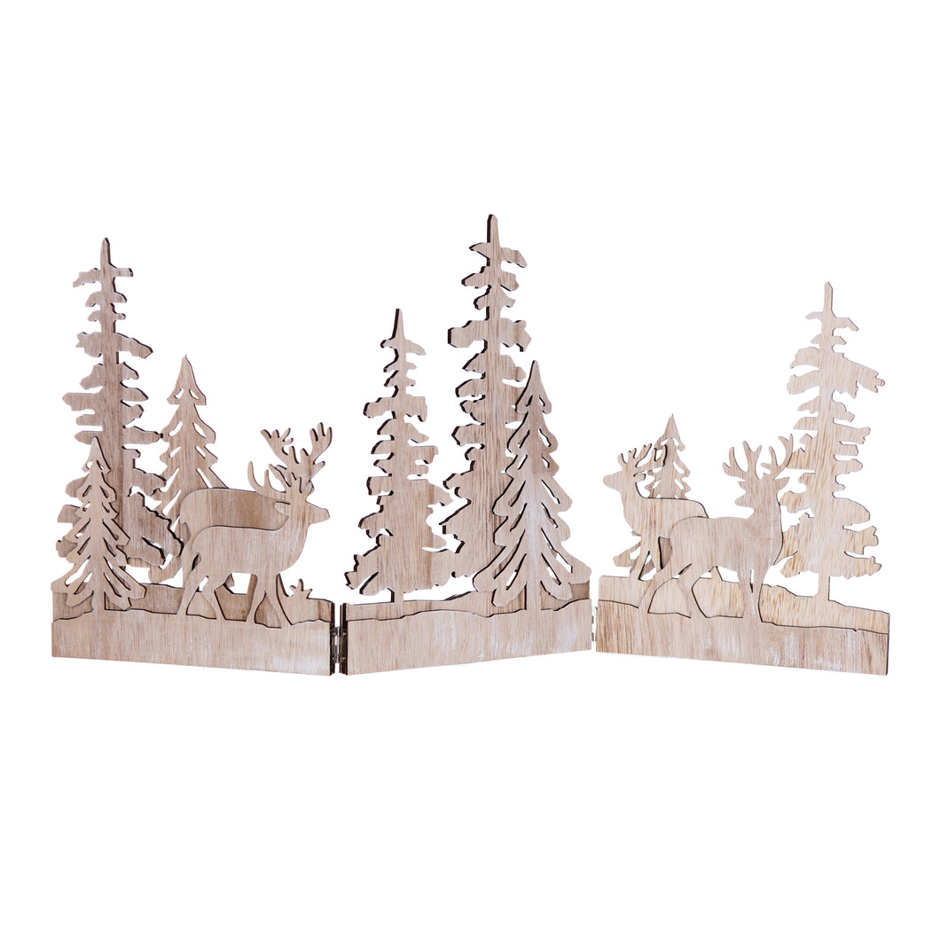 Winter Forest Scene Trifold Display 23.75