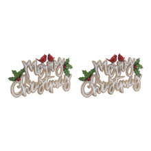 Load image into Gallery viewer, Merry Christmas Tabletop Sign (Set of 2)
