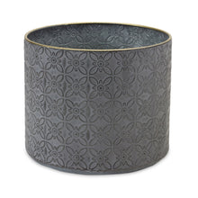 Load image into Gallery viewer, Ornate Geometric Metal Planter (Set of 4)

