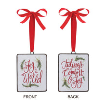 Load image into Gallery viewer, Holiday Sentiment Ornament (Set of 12)
