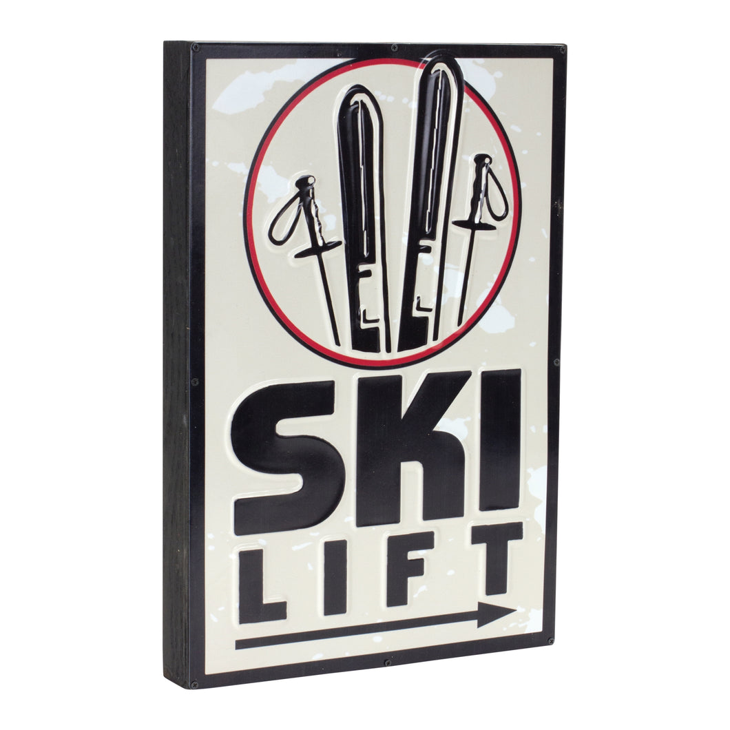 Ski Lift Lodge Sign 15.75