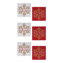 Load image into Gallery viewer, Snowflake Sentiment Sign (Set of 6)

