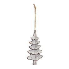 Load image into Gallery viewer, Carved Pine Tree Ornament (Set of 12)
