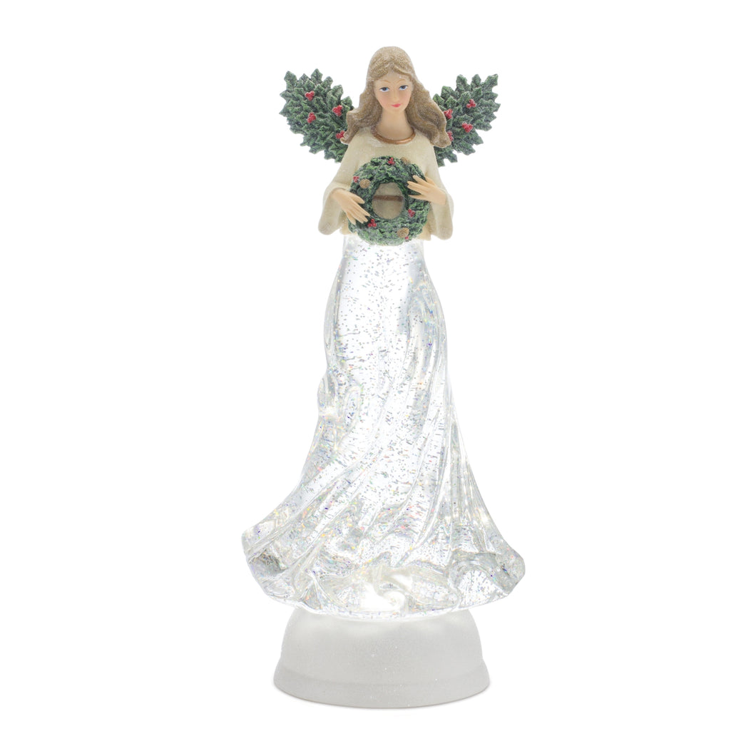 LED Snow Globe Angel Figurine 13