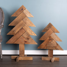 Load image into Gallery viewer, Rustic Wood Pine Tree (Set of 2)
