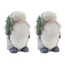Load image into Gallery viewer, Gnome with Pine Tree Figurine (Set of 2)
