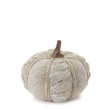 Load image into Gallery viewer, Woven Sweater Design Pumpkin (Set of 2)
