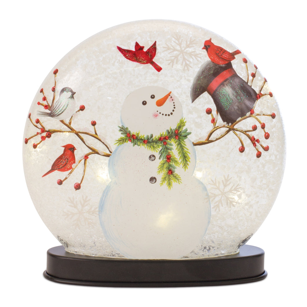 LED Lighted Snowman Orb 8