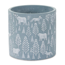 Load image into Gallery viewer, Woodland Winter Stone Planter (Set of 2)
