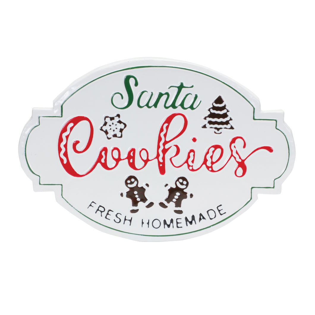 Santa Cookies Sign 18.25