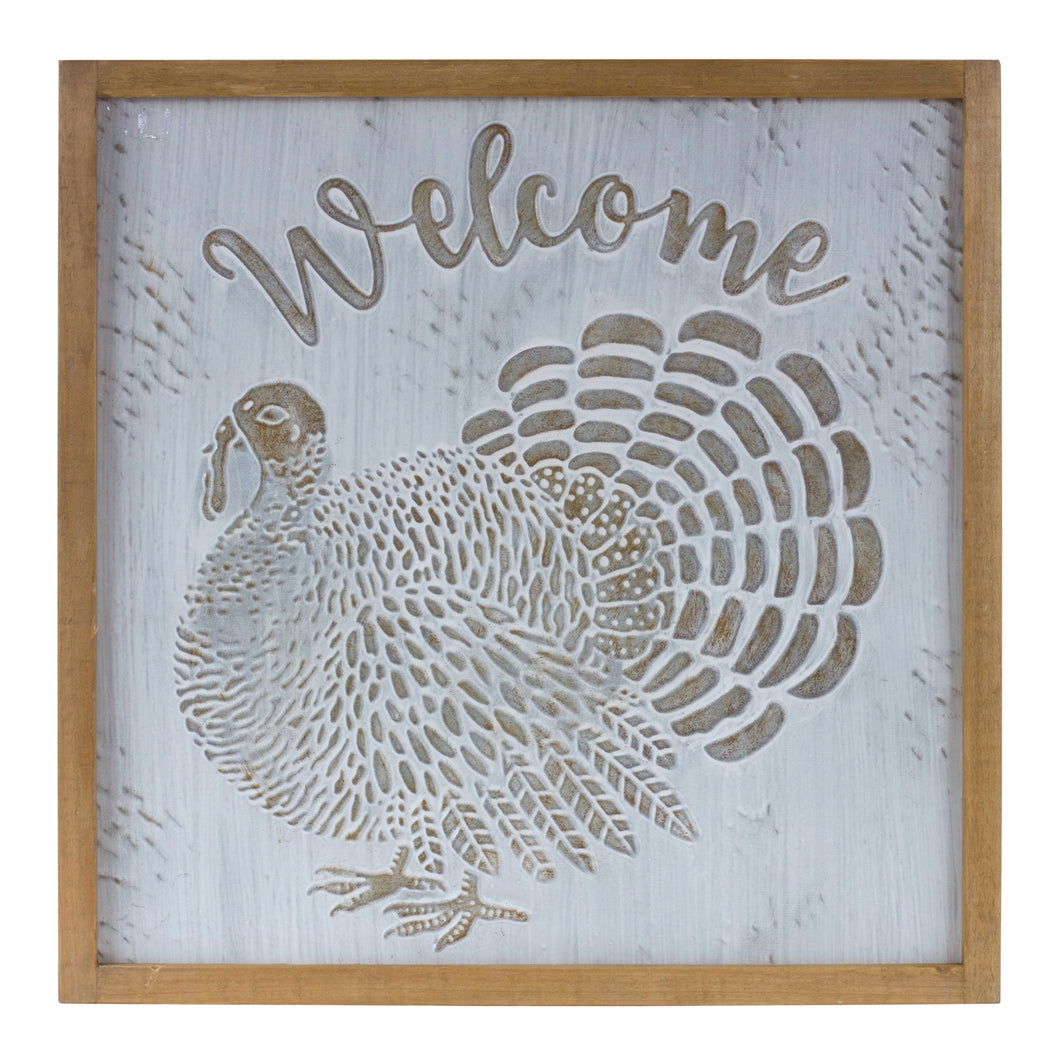Metal Welcome Turkey Sign 20