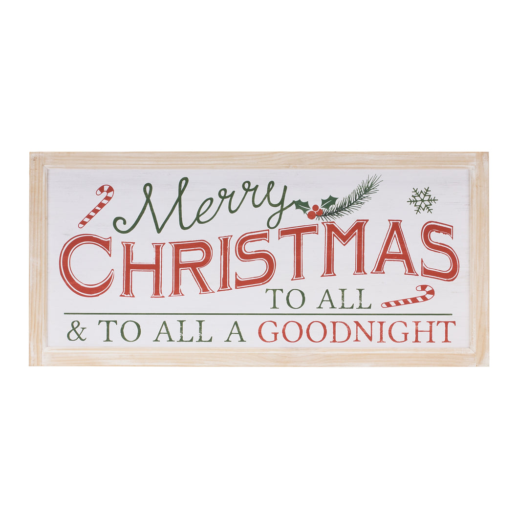 Wood Merry Christmas Sign 30