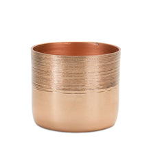 Load image into Gallery viewer, Etched Copper Metal Planter (Set of 2)
