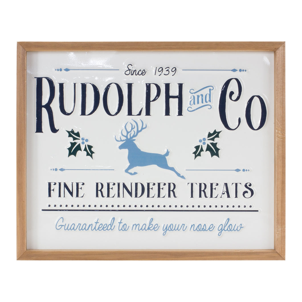 Rudolf & Co Reindeer Sign 15.75