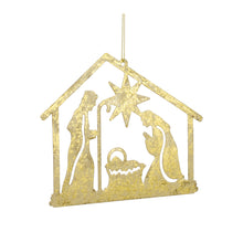 Load image into Gallery viewer, Metal Holy Family Cut Out Ornament (Set of 12)
