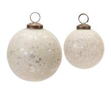 Load image into Gallery viewer, Frosted Glass Ball Ornament (Set of 4)
