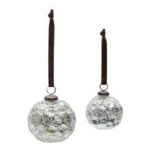 Load image into Gallery viewer, Mercury Glass Ball Ornament (Set of 4)
