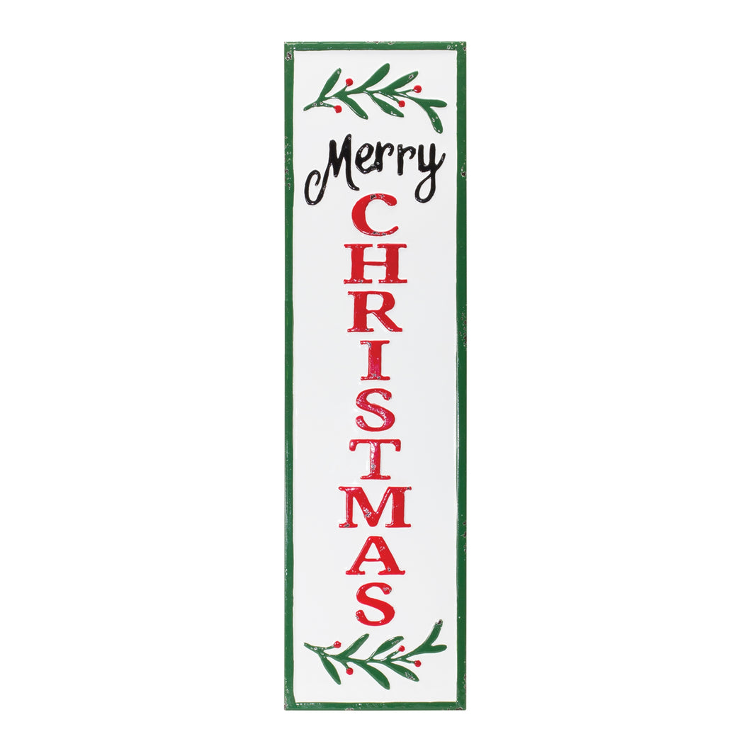 Metal Merry Christmas Porch Sign 33