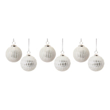 Load image into Gallery viewer, Frosted Glass Ball Ornament (Set of 6)
