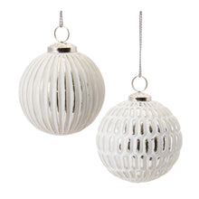Load image into Gallery viewer, Frosted Glass Ball Ornament (Set of 6)
