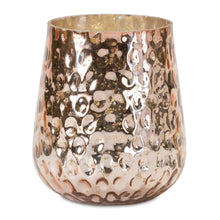 Load image into Gallery viewer, Rose Gold Glass Candle Holder (Set of 8)
