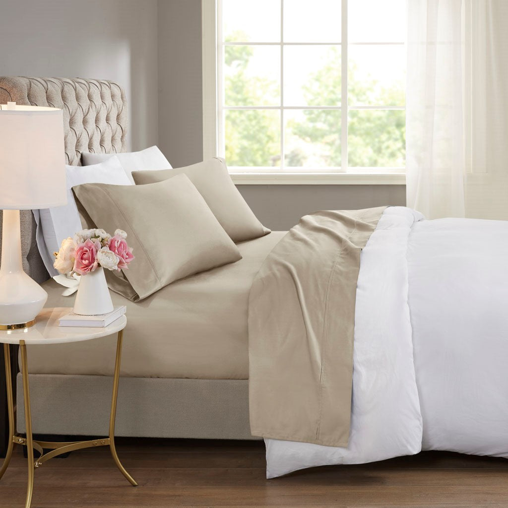600 Thread Count Cooling Cotton Rich Sheet Set QueenBR20-1912 By Olliix
