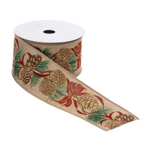 Load image into Gallery viewer, Wired Polyester Ribbon 2.5&quot; x 10 yds. (Set of 2)
