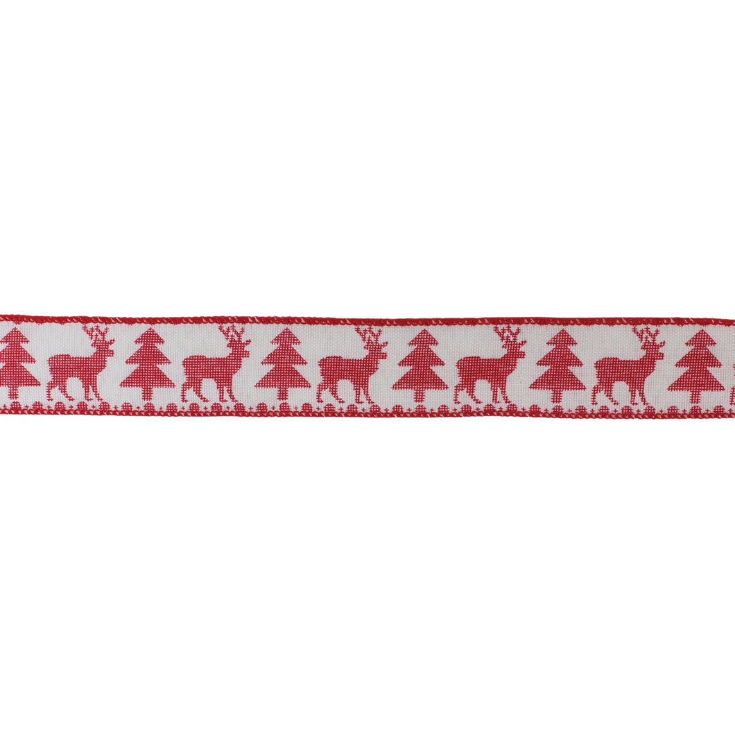 Wired Polyester Ribbon 2.5