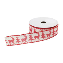 Load image into Gallery viewer, Wired Polyester Ribbon 2.5&quot; x 10 yds. (Set of 2)
