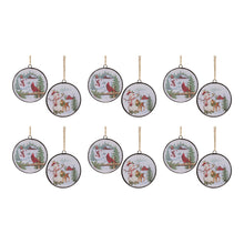 Load image into Gallery viewer, Woodland Snowman Disc Ornament (Set of 12)
