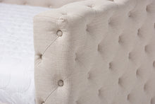 Load image into Gallery viewer, Baxton Studio Anabella Modern and Contemporary Light Beige Fabric Upholstered Queen Size Daybed
