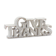 Load image into Gallery viewer, Happy Harvest and Give Thanks Tabletop Sign (Set of 2)
