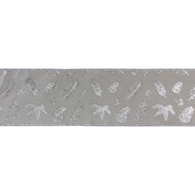 Load image into Gallery viewer, Wired Polyester Ribbon 4&quot; x 5 yds. (Set of 2)
