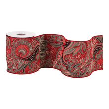 Load image into Gallery viewer, Wired Polyester Ribbon 6&quot; x 5 yds.
