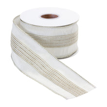 Load image into Gallery viewer, Wired Polyester Ribbon 2.5&quot; x 10 yds.
