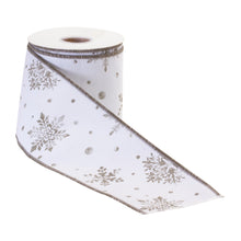 Load image into Gallery viewer, Wired Cotton Ribbon 4&quot; x 10 yds. (Set of 2)

