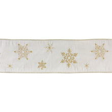 Load image into Gallery viewer, Wired Polyester Ribbon 4&quot; x 5 yds. (Set of 2)
