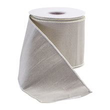 Load image into Gallery viewer, Wired Polyester Ribbon 4&quot; x 10 yds.
