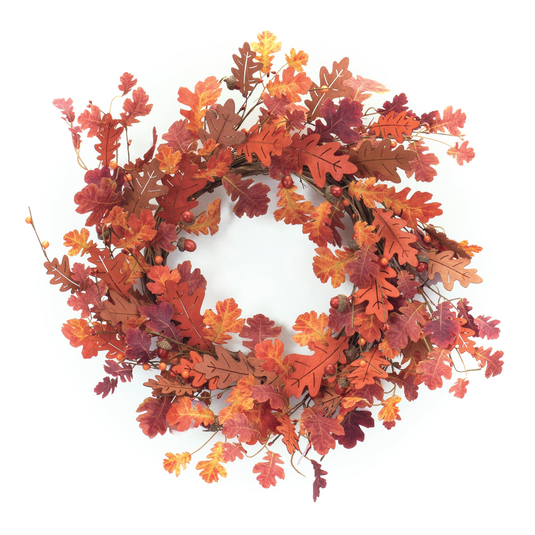 Fall Oak Leaf Wreath 21