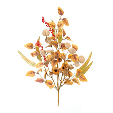 Load image into Gallery viewer, Mixed Fall Foliage Pod Spray (Set of 2)
