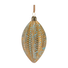 Load image into Gallery viewer, Distressed Ribbed Glass Ornament (Set of 12)
