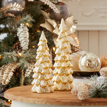 Load image into Gallery viewer, LED Glittered Glass Tree DŽcor (Set of 2)
