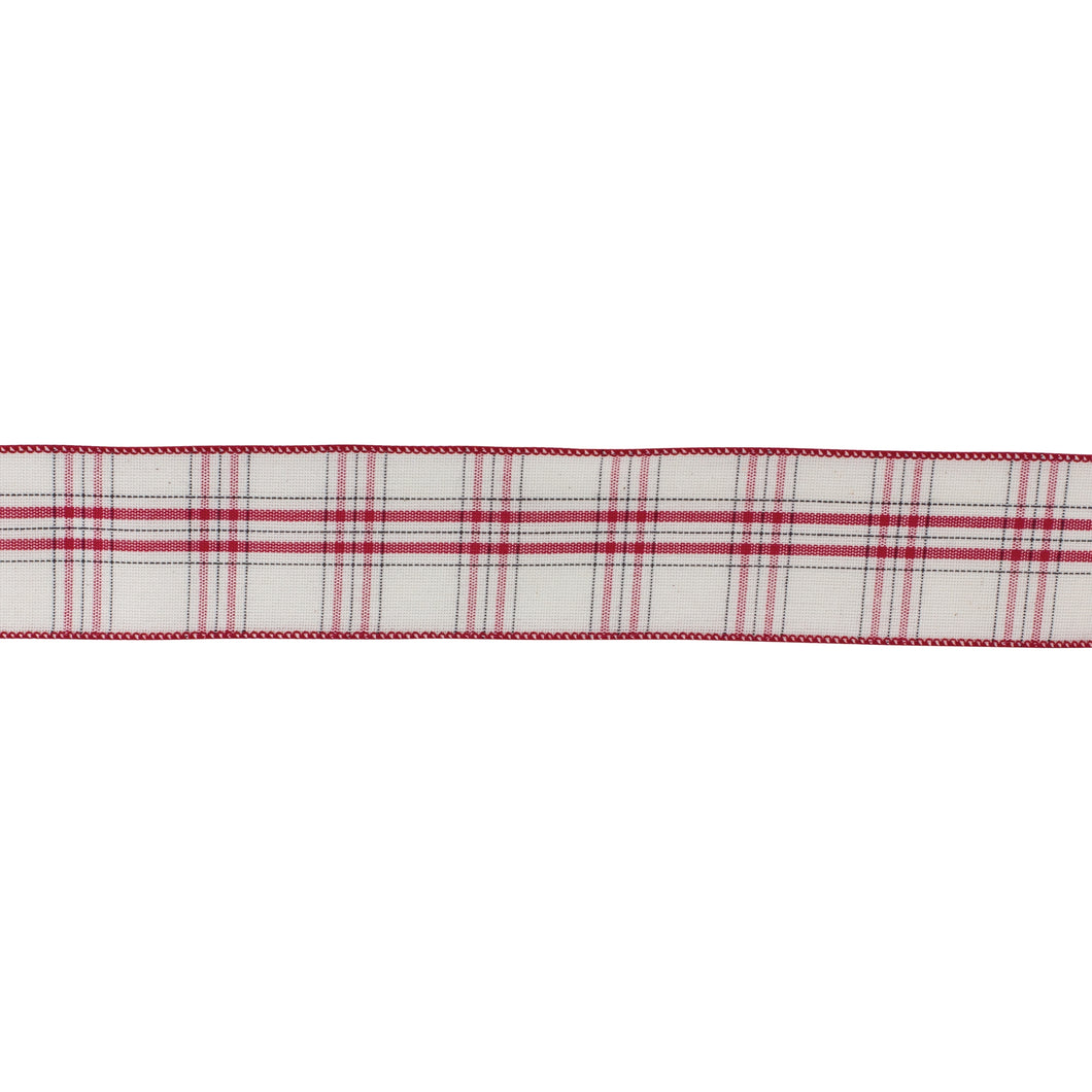 Wired Cotton Ribbon 2.5
