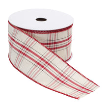 Load image into Gallery viewer, Wired Cotton Ribbon 2.5&quot; x 10 yds. (Set of 2)

