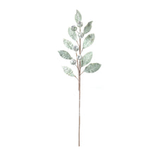 Load image into Gallery viewer, Glittered Pod Leaf Spray (Set of 2)
